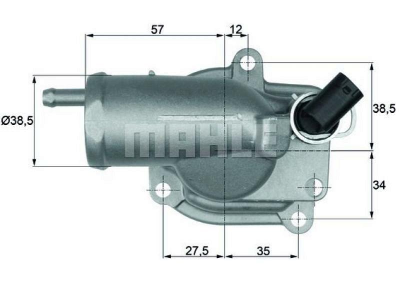 MAHLE Thermostat, coolant