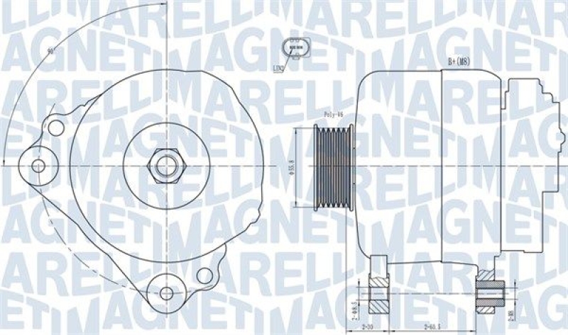 MAGNETI MARELLI Generator 63731992010
