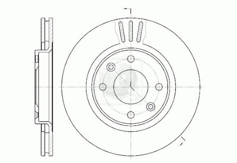 2x NPS Bremsscheibe