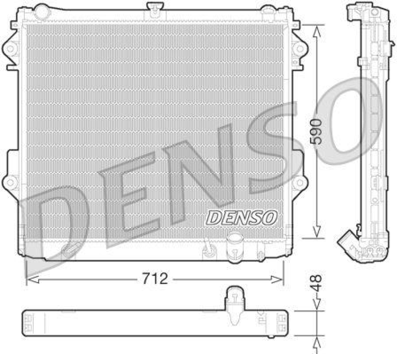 DENSO K&uuml;hler, Motork&uuml;hlung DRM45053