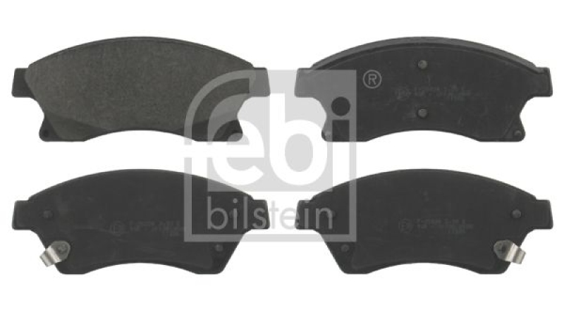 2x FEBI Bremsscheibe Ø276mm + Beläge vorne passend für Opel Astra J Stufenheck