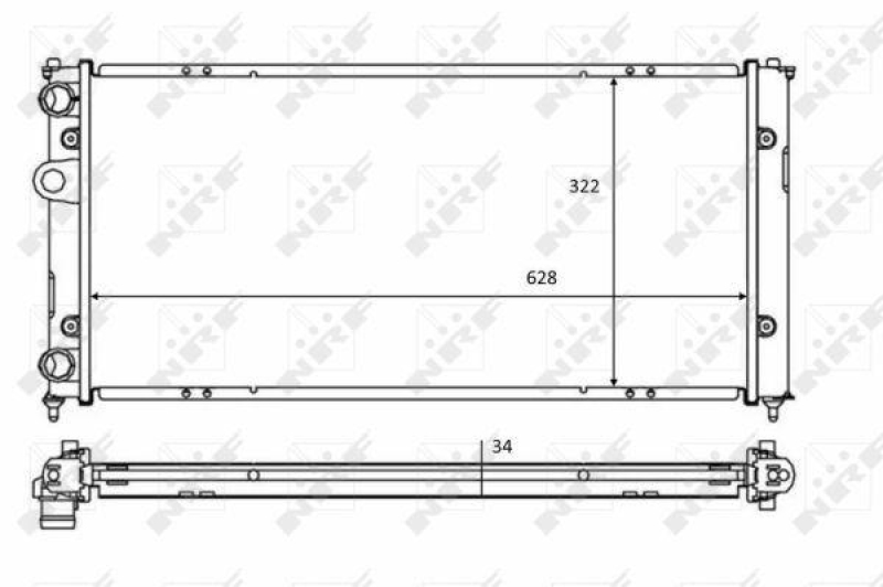 NRF Radiator, engine cooling