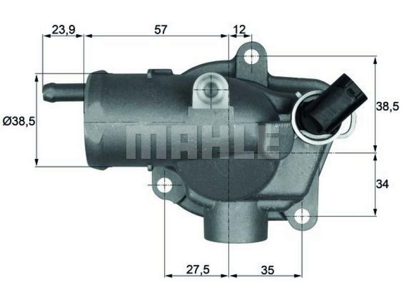 MAHLE Thermostat, coolant