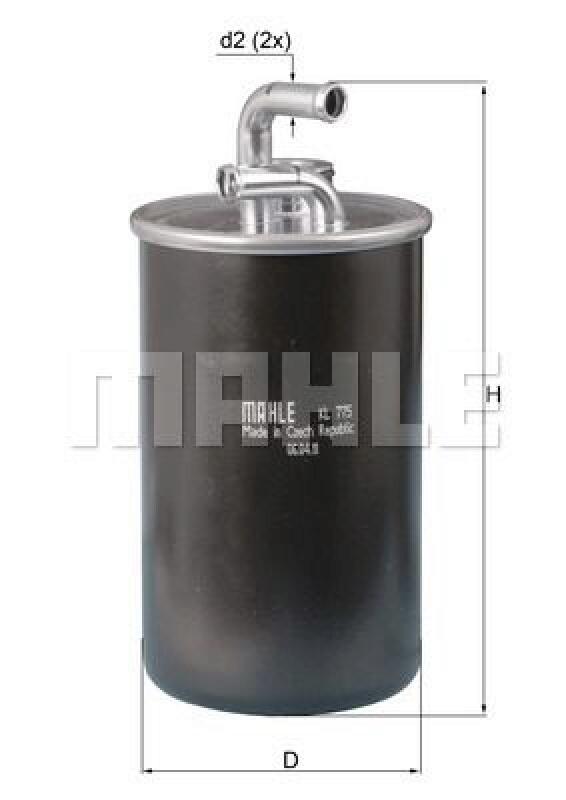 MAHLE Fuel filter