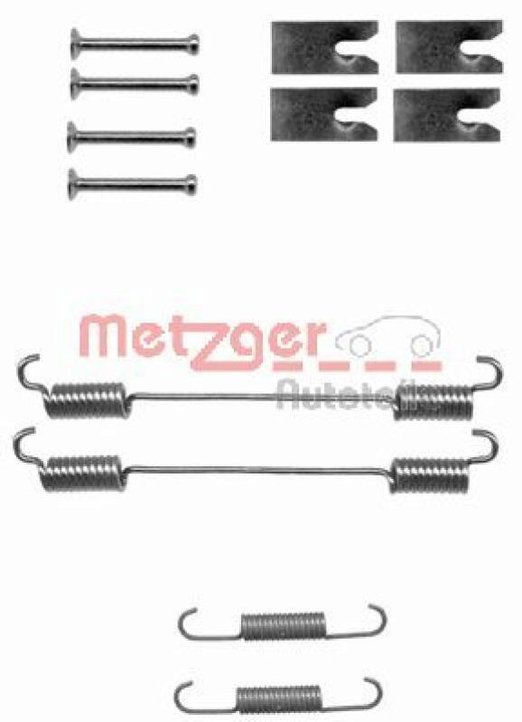 METZGER Zubehörsatz Bremsbacken Trommelbremse Montagesatz GREENPARTS