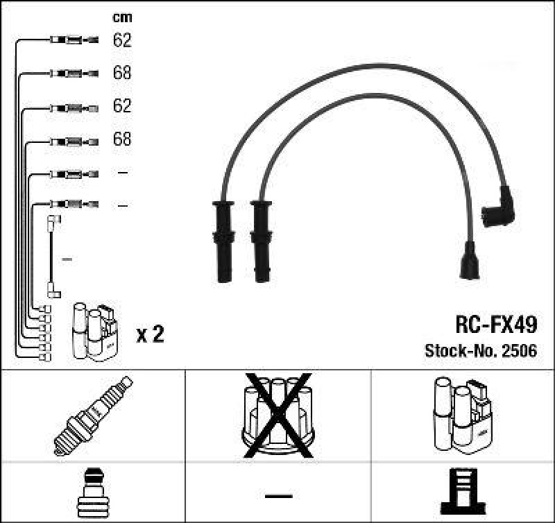 NGK Ignition Cable Kit