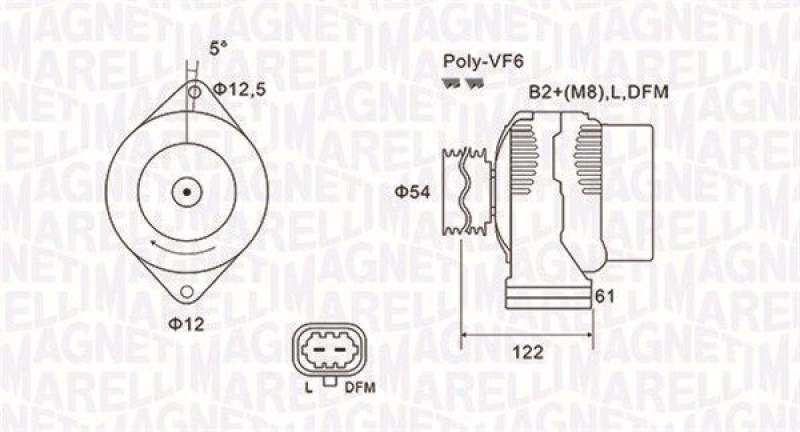 MAGNETI MARELLI Alternator