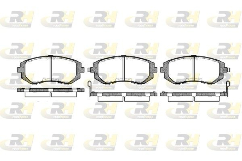 ROADHOUSE Brake Pad Set, disc brake