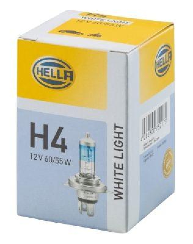 HELLA Glühlampe, Fernscheinwerfer WHITE LIGHT
