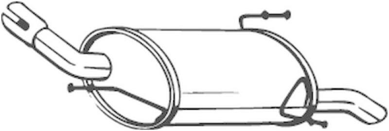 BOSAL Endschalld&auml;mpfer 185-615