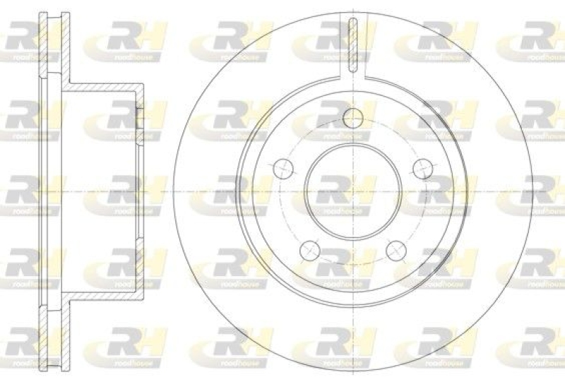 2x ROADHOUSE Bremsscheibe