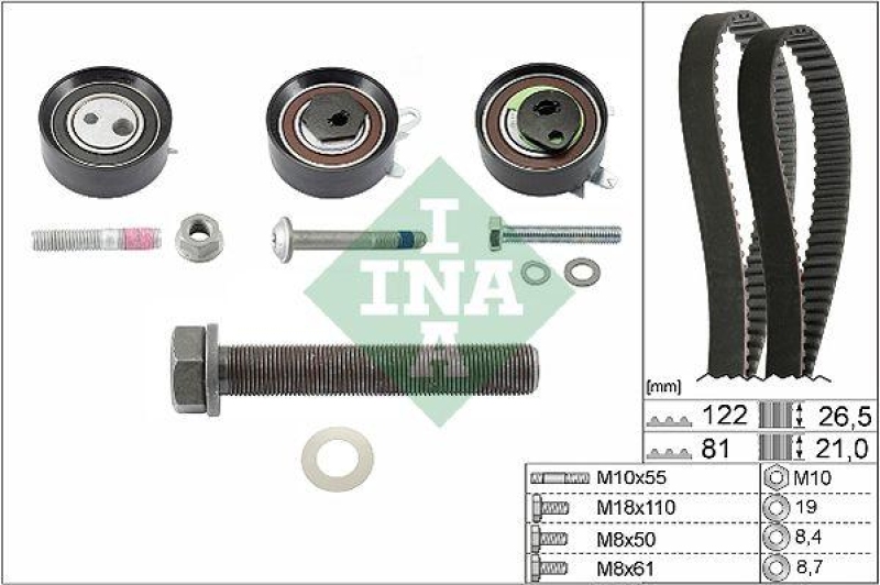 INA Timing Belt Set