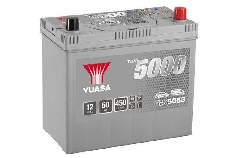 YUASA Starterbatterie YBX5000 Silver High Performance SMF Batteries