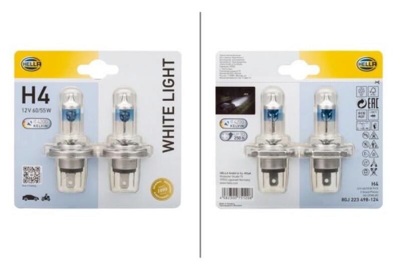 HELLA Bulb, spotlight WHITE LIGHT