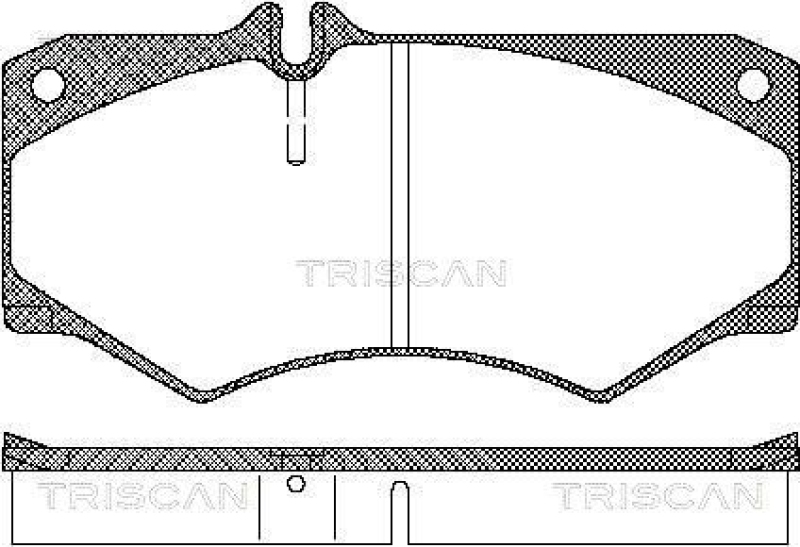 TRISCAN Brake Pad Set, disc brake