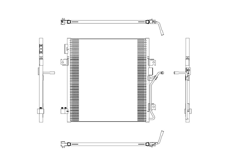 NRF Kondensator, Klimaanlage EASY FIT 350188