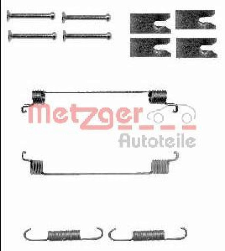 METZGER Accessory Kit, brake shoes