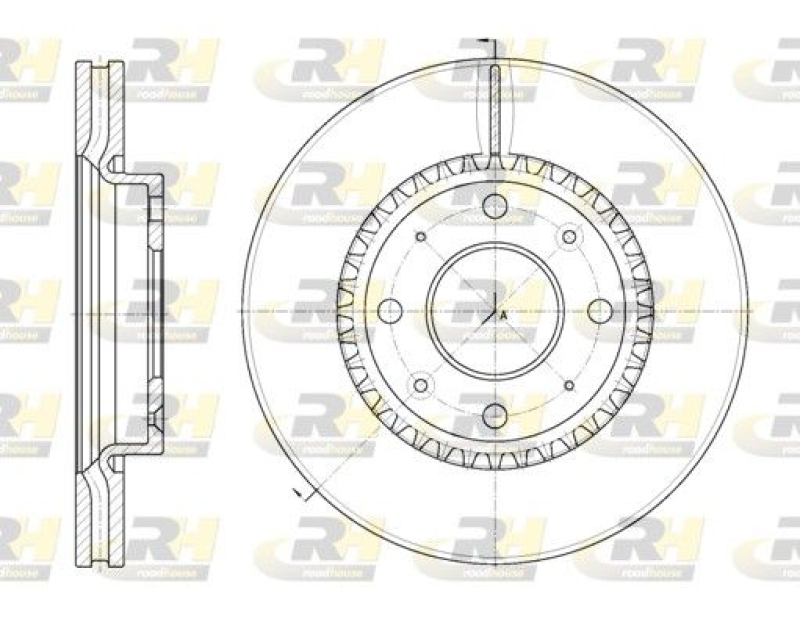 2x ROADHOUSE Bremsscheibe