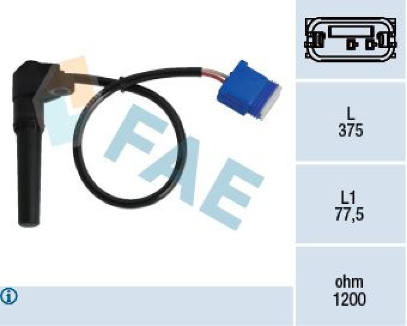 FAE RPM Sensor, automatic transmission