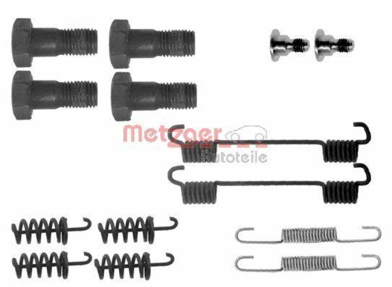 METZGER Accessory Kit, parking brake shoes GREENPARTS