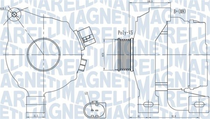 MAGNETI MARELLI Alternator