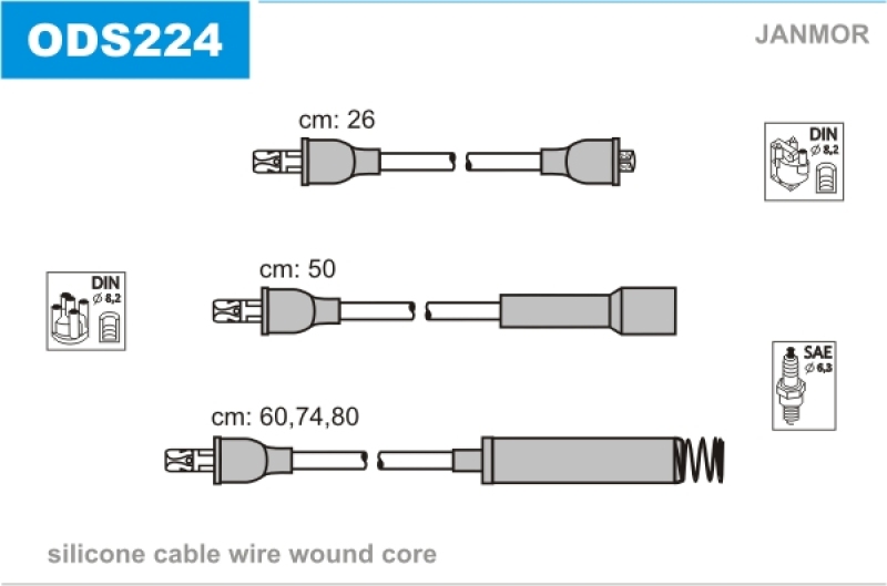 JANMOR Zündleitungssatz