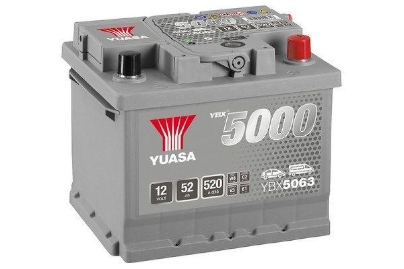 YUASA Starterbatterie YBX5000 Silver High Performance SMF Batteries
