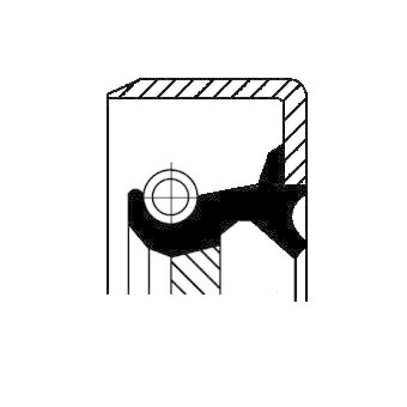 CORTECO Shaft Seal, manual transmission
