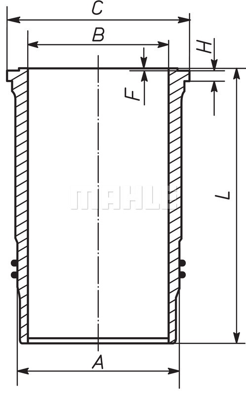 MAHLE Zylinderlaufbuchse