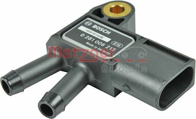 METZGER Sensor, Abgasdruck ORIGINAL ERSATZTEIL GREENPARTS