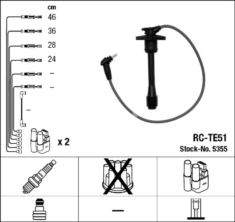 NGK Ignition Cable Kit