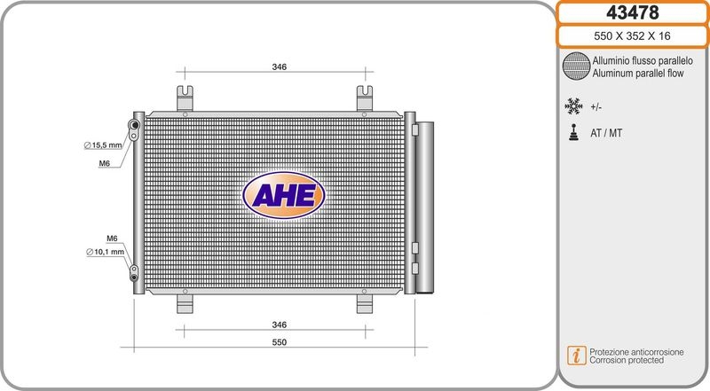 AHE Condenser, air conditioning