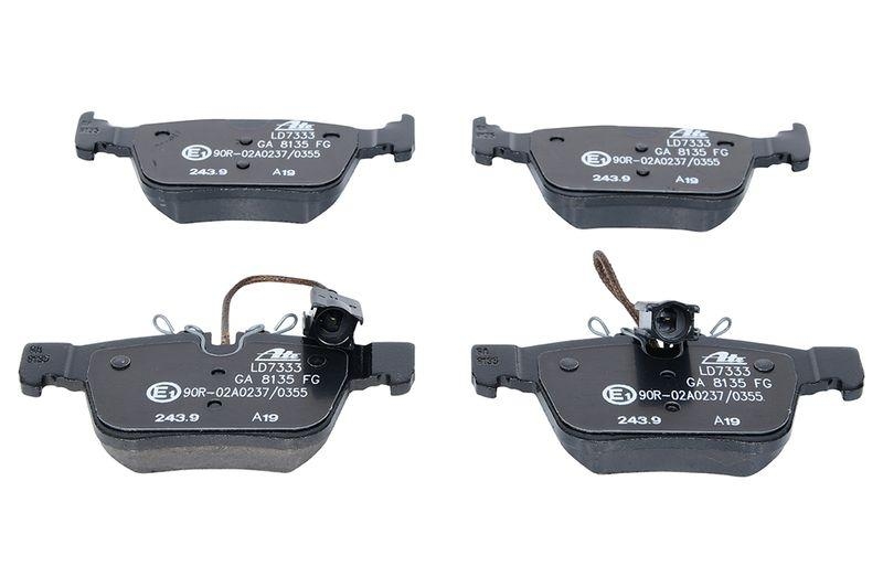ATE Bremsscheiben 292mm + Ceramic Bremsbel&auml;ge Hinten passend f&uuml;r Al...