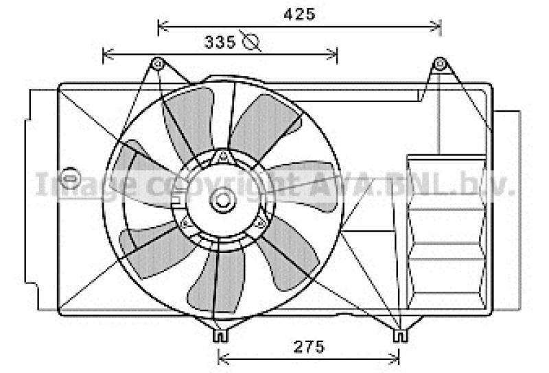 AVA QUALITY COOLING Lüfter, Motorkühlung