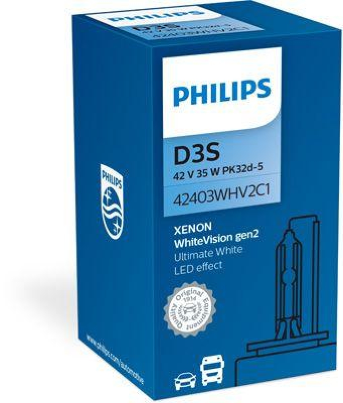 PHILIPS Glühlampe Xenon WhiteVision gen2