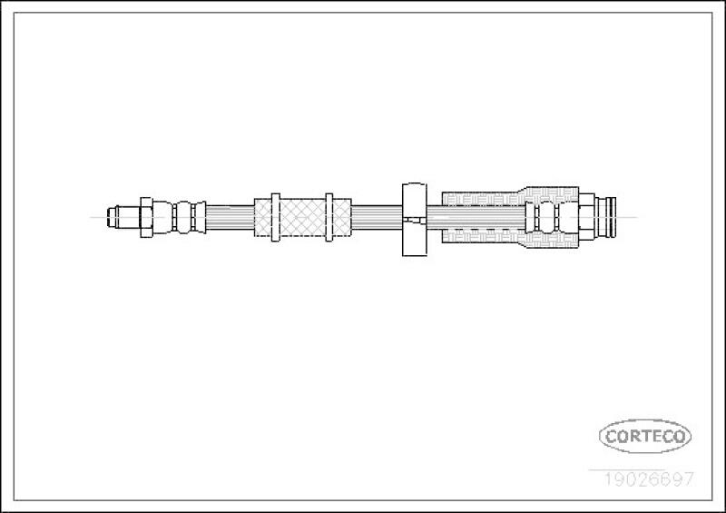 CORTECO Brake Hose