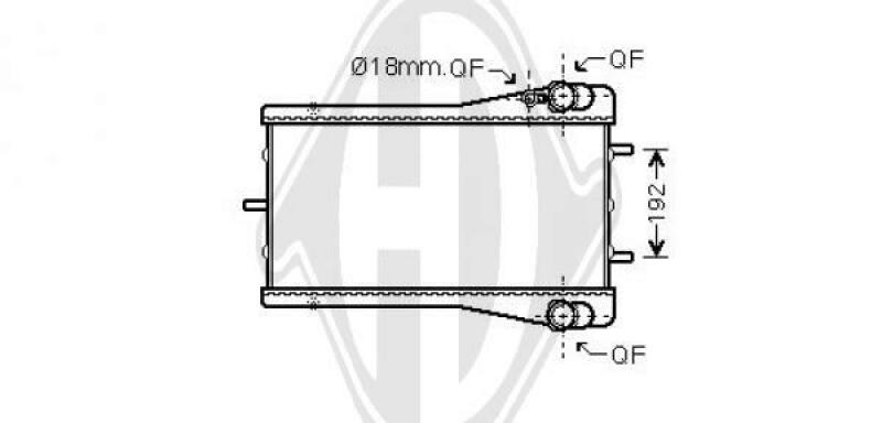 DIEDERICHS Radiator, engine cooling DIEDERICHS Climate