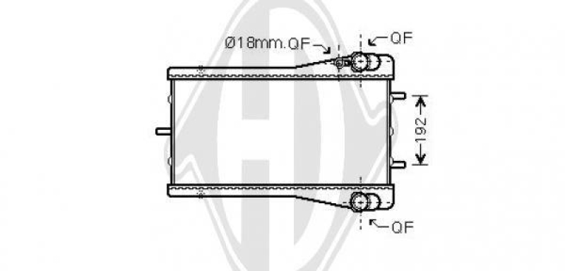 DIEDERICHS Radiator, engine cooling DIEDERICHS Climate