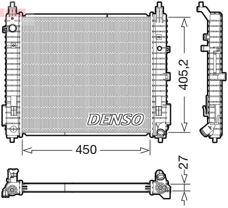 DENSO K&uuml;hler, Motork&uuml;hlung DRM46071