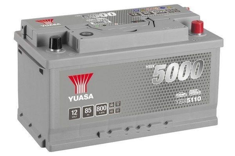 YUASA Starterbatterie YBX5000 Silver High Performance SMF Batteries