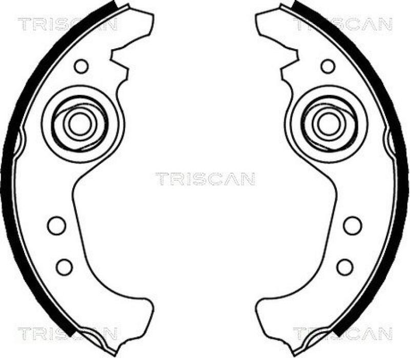 TRISCAN Bremsbackensatz