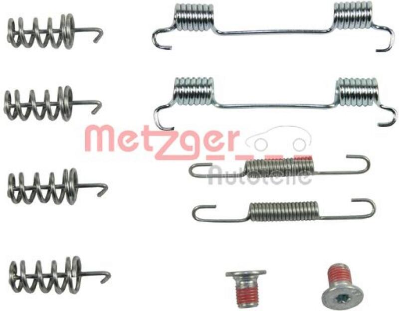 METZGER Accessory Kit, parking brake shoes GREENPARTS