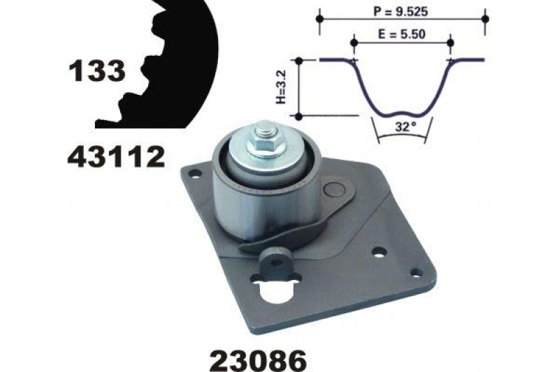 MAPCO Zahnriemensatz 23103