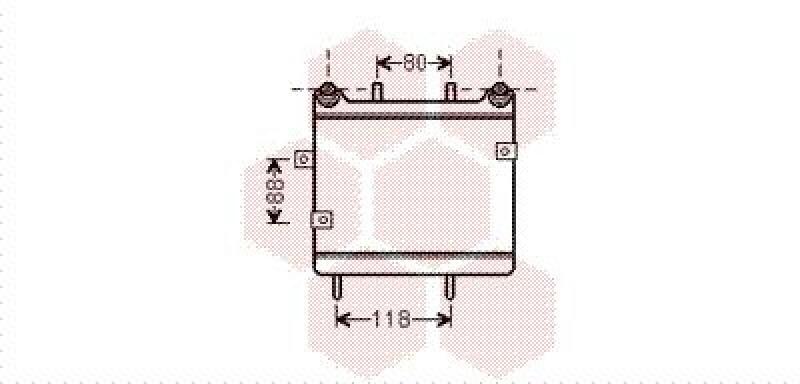 VAN WEZEL Ölkühler, Motoröl