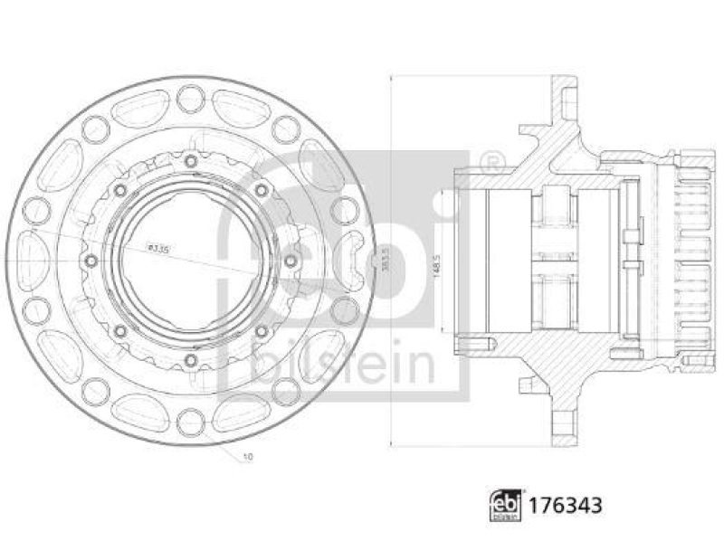 FEBI BILSTEIN Wheel Hub