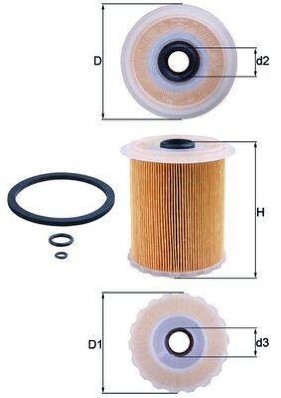 KNECHT Kraftstofffilter
