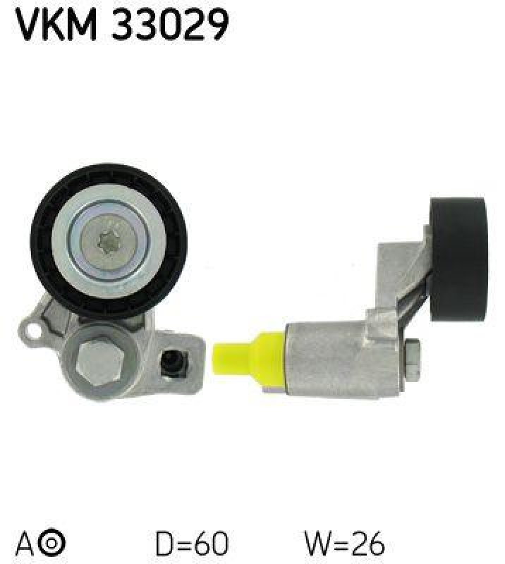 SKF Tensioner Pulley, V-ribbed belt
