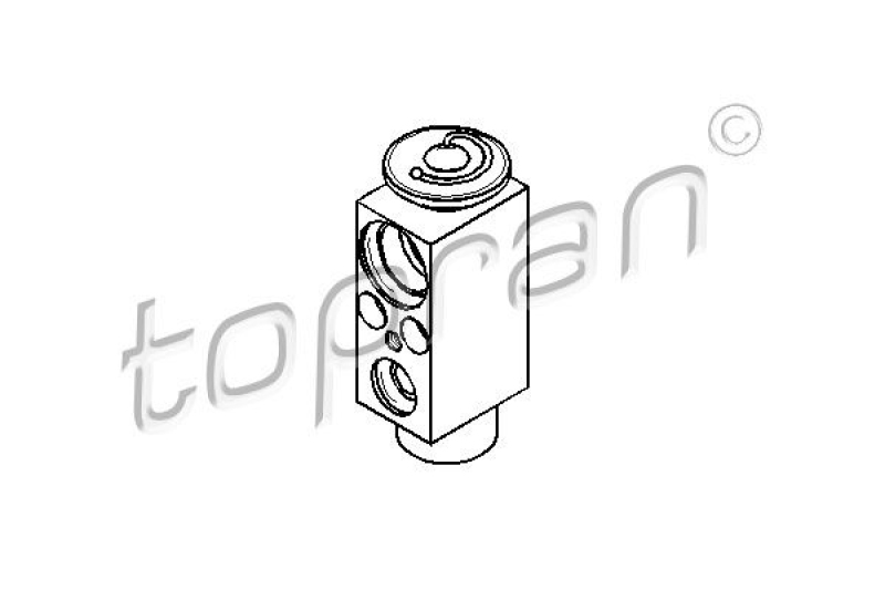 TOPRAN Expansion Valve, air conditioning