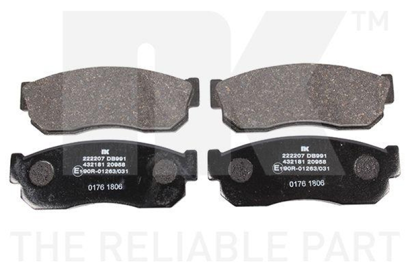 NK Brake Pad Set, disc brake