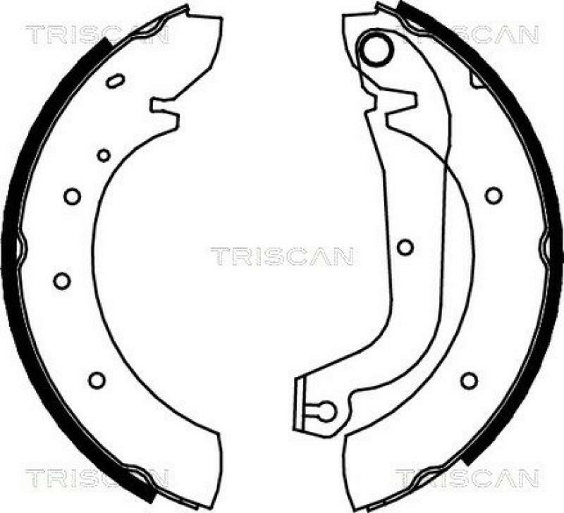 TRISCAN Bremsbackensatz